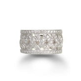 18K White Gold 0.83 CTTW Diamond Ring